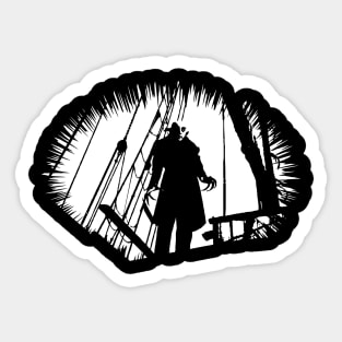 Nosferatu ship Sticker